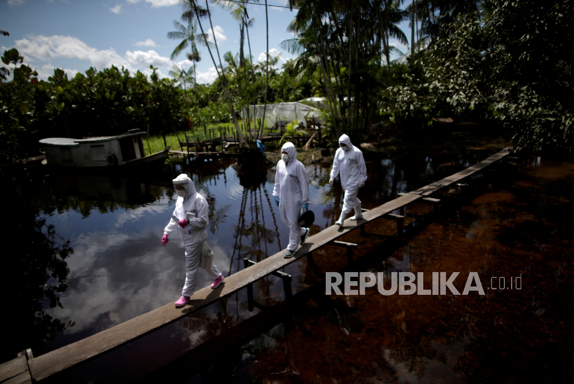Brazil Konfirmasi Tambah 50 Ribu Kasus Covid-19