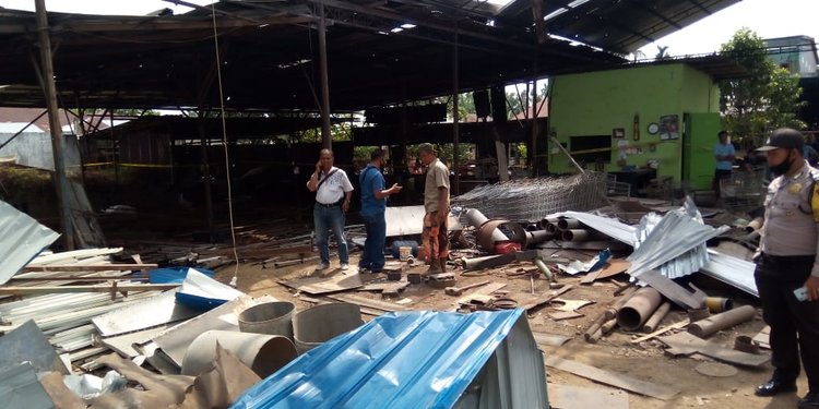 Ngeri, Empat Orang Tewas Saat Ledakan Hebat di Deli Serdang
