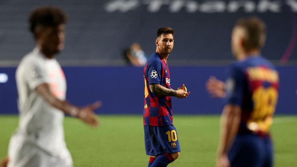 Messi Sudah Terlihat 'Aneh' Saat Dibantai Bayern Munich 2-8