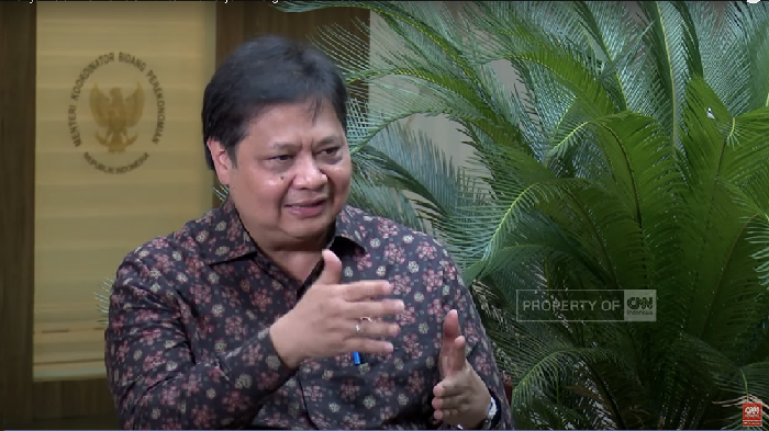 Airlangga Jelaskan soal 'Pernyataan Anies Bikin IHSG Anjlok'
