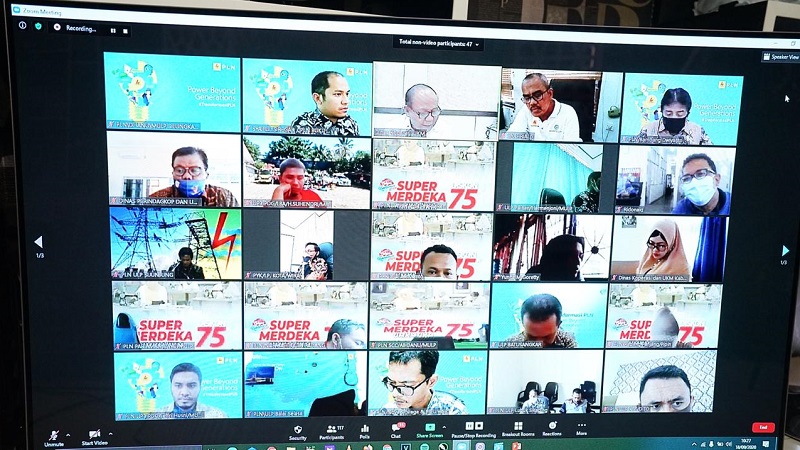 Sosialisasi Program Super Merdeka, PLN Sumbar Gelar Webinar Bersama Pelaku UMKM