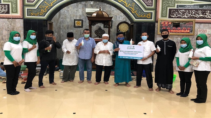 Antisipasi Masjid di Padang dari Covid-19, Secret Clean Terus Tebar Gaya Hidup Bersih