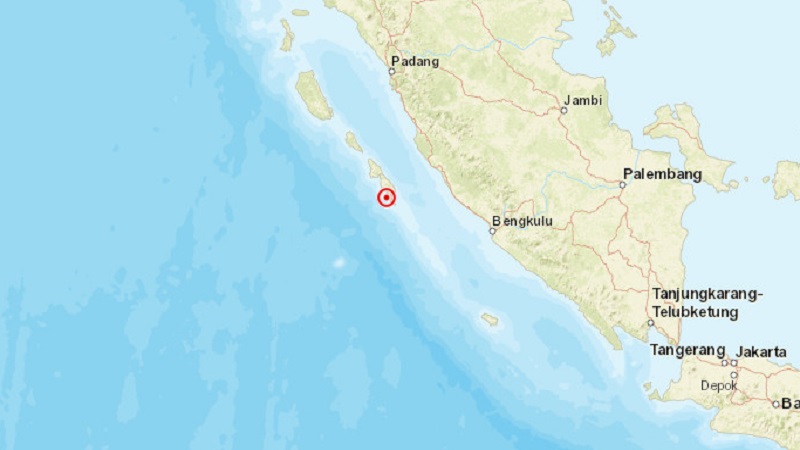 FLASH: Gempa 5,3 SR Guncang Pagai Selatan